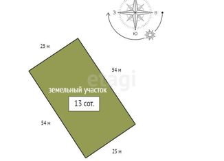 Продажа земельного участка, 13 сот., ДНП Гольфстрим