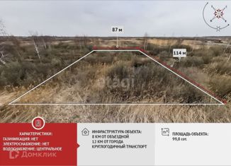 Земельный участок на продажу, 99.78 сот., Тюменская область, 7-й км Велижанского тракта