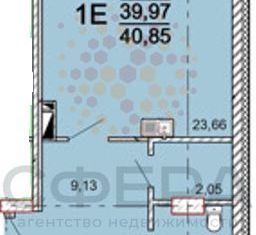 Продается квартира студия, 40 м2, Новосибирск, улица Добролюбова, 162/1, метро Золотая Нива