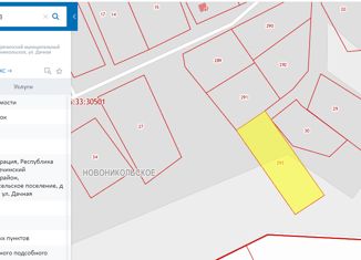 Продается участок, 22.7 сот., деревня Новоникольское, Дачная улица