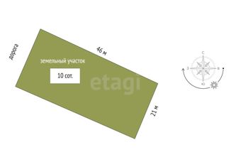 Продажа участка, 10 сот., деревня Решетникова
