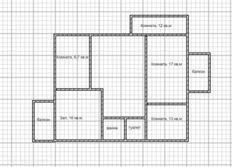 Продается 4-ком. квартира, 78 м2, Ульяновск, улица 12 Сентября, 7, Железнодорожный район