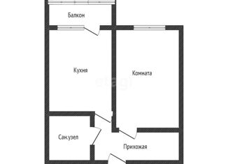 Продаю однокомнатную квартиру, 33.7 м2, Краснодар, ЖК Акварели 2, Тепличная улица, 62/1к4
