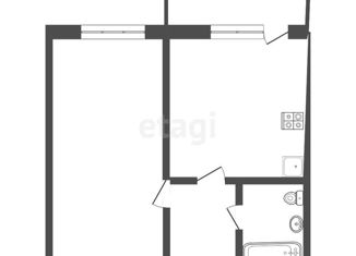 Продается однокомнатная квартира, 35.2 м2, Ярославль, жилой район Сокол, Дядьковская улица, 3к2