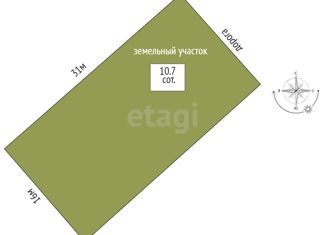 Продаю земельный участок, 10.7 сот., СПК Долина