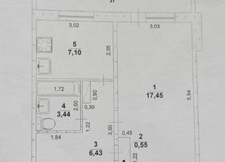 Продается 1-ком. квартира, 38 м2, Ульяновск, улица Шигаева, 9, Засвияжский район