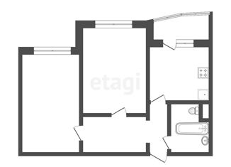 Продается 2-ком. квартира, 62.6 м2, Тюмень, Кремлёвская улица, 110к2, ЖК Плеханово