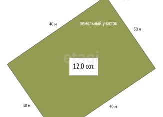 Земельный участок на продажу, 12 сот., поселок Чернореченский