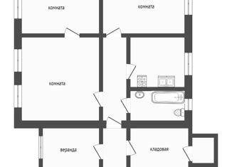 Продам дом, 64.3 м2, село Емуртла