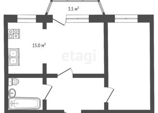 Продаю двухкомнатную квартиру, 54 м2, Таганрог, Кленовая улица, 26