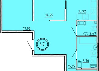 Продам 3-комнатную квартиру, 83.72 м2, Санкт-Петербург, Образцовая улица, 6к1