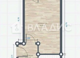 Квартира на продажу студия, 24 м2, Санкт-Петербург, Пулковское шоссе, 14Г, муниципальный округ Звёздное