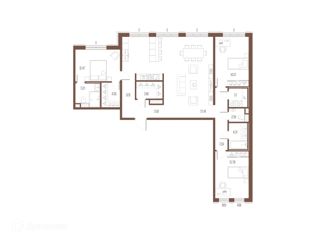 Продажа трехкомнатной квартиры, 130.5 м2, Санкт-Петербург, улица Стахановцев, 1, улица Стахановцев