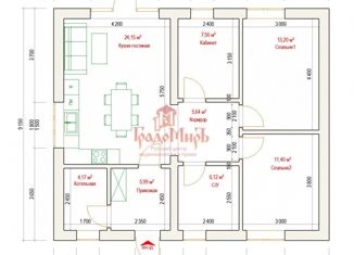 Продажа дома, 80 м2, деревня Машино