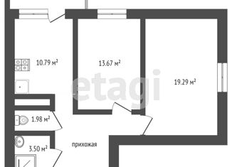 Продажа 2-комнатной квартиры, 64 м2, Симферополь, улица Никанорова, 4Б