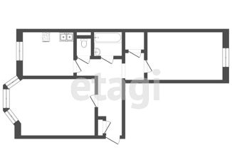 Продажа 2-ком. квартиры, 57 м2, Тюменская область, улица Рыжкова, 10