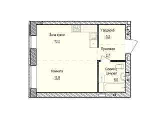 Продам 1-ком. квартиру, 36 м2, Удмуртия, Гольянская улица, 1Б