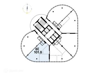 Офис на продажу, 101.8 м2, Новосибирск, проспект Димитрова, 4/1