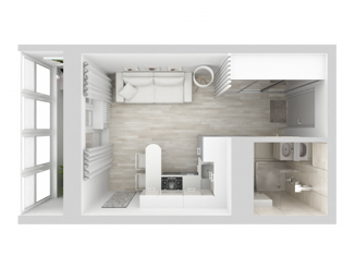 Квартира на продажу студия, 20.2 м2, Тверь, Пролетарский район