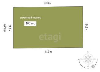 Продается земельный участок, 10.2 сот., деревня Речкина