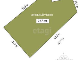 Продажа участка, 22 сот., село Верховино, Олимпийская улица