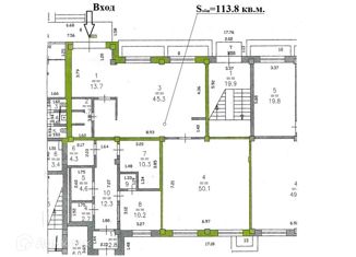 Офис в аренду, 113.8 м2, Нижний Новгород, улица Июльских Дней, 19, Ленинский район