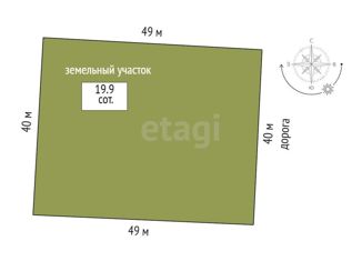 Продажа участка, 19.9 сот., СНТ Стройтрансервис, Берёзовая улица