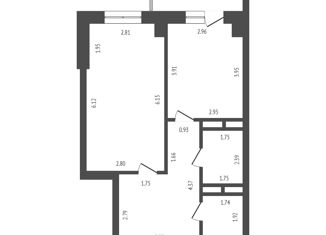 Продается 1-ком. квартира, 46 м2, Красноярск, улица Академика Вавилова, 37Д, ЖК Вавиловский