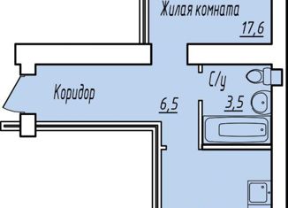 1-комнатная квартира на продажу, 41.2 м2, поселок городского типа Стройкерамика, улица Анетты Басс, 3, ЖК Видный
