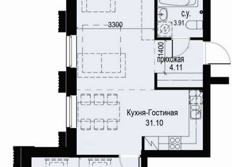 Продается 2-комнатная квартира, 76.72 м2, Санкт-Петербург, Московский проспект, 72