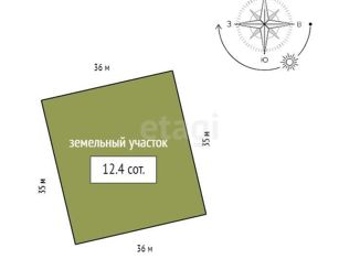 Продам участок, 12.5 сот., посёлок Солонцы, улица Юности