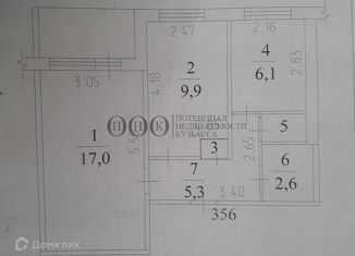 Продам 2-ком. квартиру, 42.3 м2, посёлок Металлплощадка, Молодёжная улица, 9