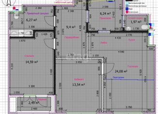 Продаю 3-ком. квартиру, 78.3 м2, Москва, проезд Серебрякова, 11-13к1, ЖК Сильвер