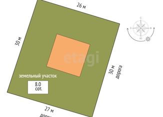 Продажа дома, 120.3 м2, поселок Новотарманский, улица Мира