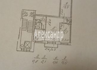 Продается 3-комнатная квартира, 58.2 м2, Санкт-Петербург, проспект Мечникова, 10, проспект Мечникова
