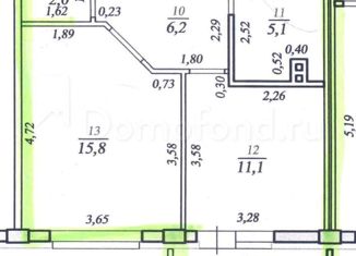 Продаю 1-ком. квартиру, 41 м2, Самара, ЖК Волжские паруса, улица Лейтенанта Шмидта, 10