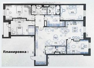 5-ком. квартира на продажу, 202 м2, Москва, Погодинская улица, 4, метро Киевская