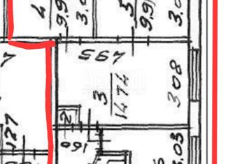 3-комнатная квартира на продажу, 49.1 м2, Санкт-Петербург, проспект Культуры, 26к3, муниципальный округ № 15
