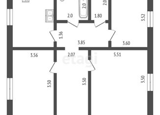 Продам дом, 76.2 м2, деревня Якуши