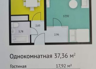 Продаю однокомнатную квартиру, 37.4 м2, Ростов-на-Дону, ЖК Левенцовка Парк, улица Ткачёва, 15