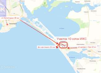 Продаю участок, 10 сот., село Прибрежное, Молодёжная улица, 17