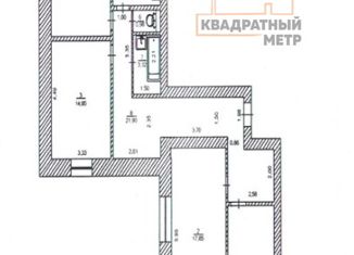 Продажа четырехкомнатной квартиры, 99.1 м2, Димитровград, Дрогобычская улица, 37