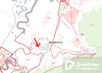 Продается земельный участок, 15.2 сот., деревня Шкодинское, Почтовая улица