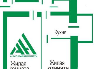 Продам двухкомнатную квартиру, 40 м2, поселок городского типа Сиваки, Вокзальная улица, 11А