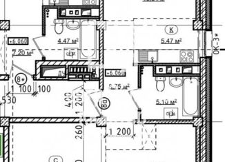 Продажа 3-комнатной квартиры, 70.1 м2, рабочий поселок Маркова, улица Академика Герасимова, 7