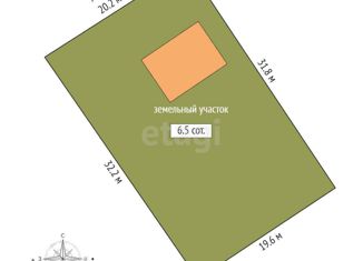 Продажа земельного участка, 6.5 сот., садоводческий массив Мяглово-Карьер, 30-я линия, 1077