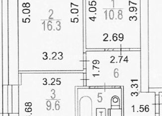 Продаю 2-ком. квартиру, 48 м2, Москва, 3-й Лихачёвский переулок, 3к2, станция Коптево