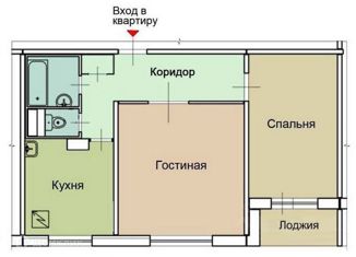 Продается 2-ком. квартира, 52.1 м2, Москва, улица Ивана Франко, 32к1, улица Ивана Франко