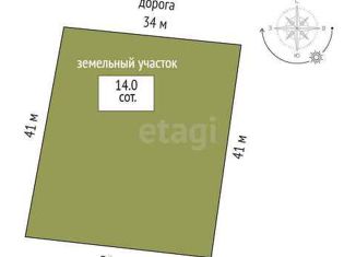 Земельный участок на продажу, 14 сот., поселок Новотуринский