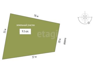 Продается участок, 9.3 сот., село Днепровка